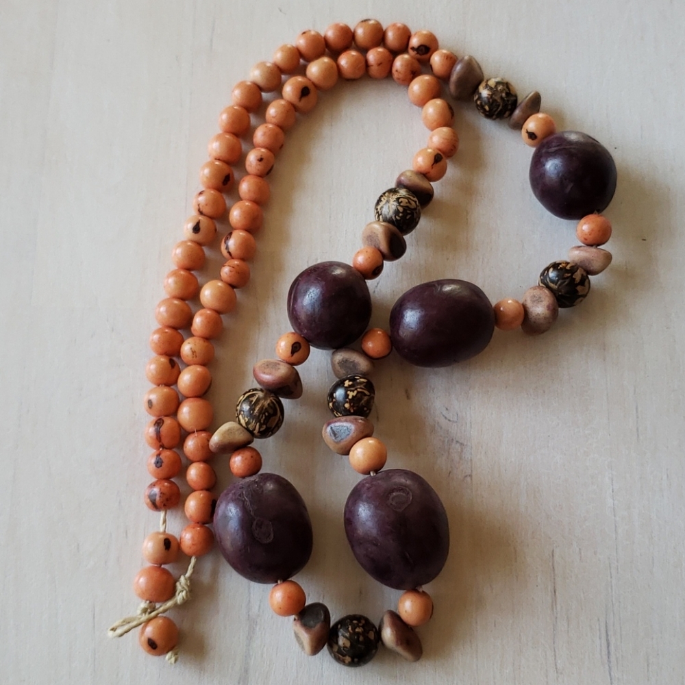 Brazilian Natural Seed Necklease